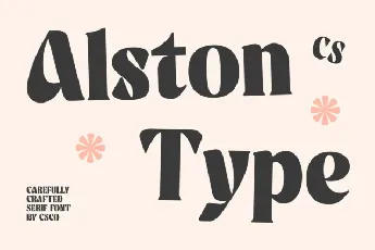 CS Alston font