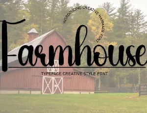 Farmhouse Handwritten font