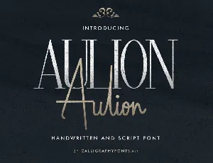 Aulion Demo font