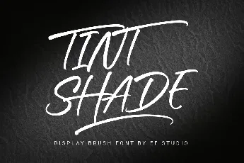 TINT SHADE - Personal Use font