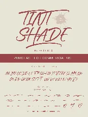 TINT SHADE - Personal Use font