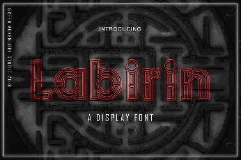 Labirin font