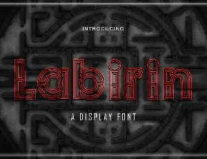 Labirin font