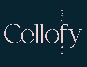 Cellofy font