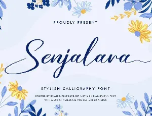 Senjalara font