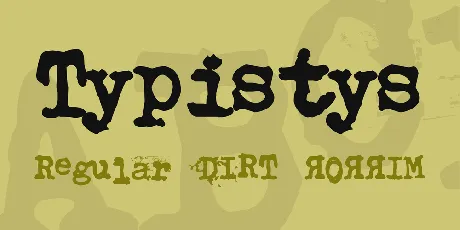 Typistys font