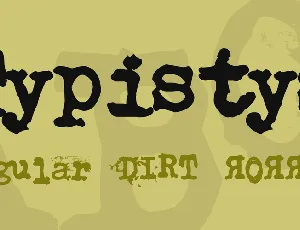 Typistys font