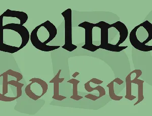 Belwe font