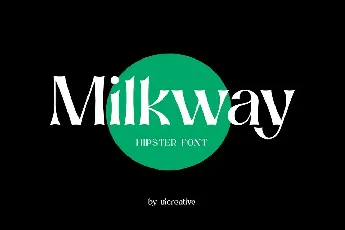 Milkway font