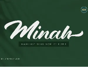 Minah font