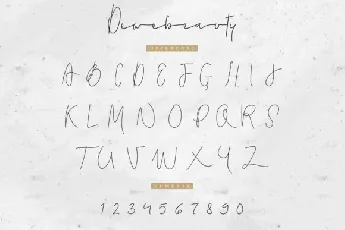 Dewebeauty Signature font