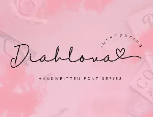 Diahlova font