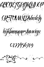 Feathergraphy Decoration font