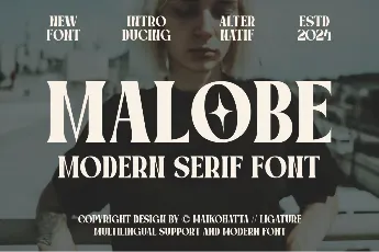 MALOBE font