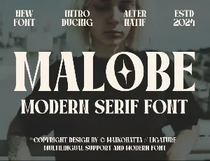 MALOBE font