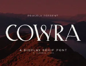 Cowra font