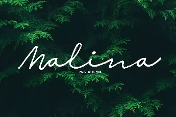 Malina Free font