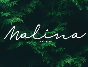 Malina Free font