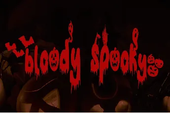 Bloody Spooky font