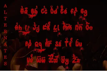 Bloody Spooky font