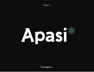 Apasi font