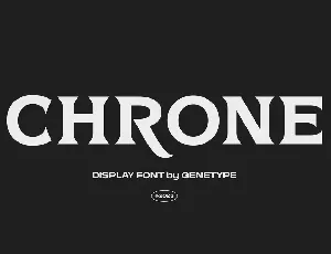 Chrone font