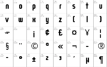 WOX~Modelist font