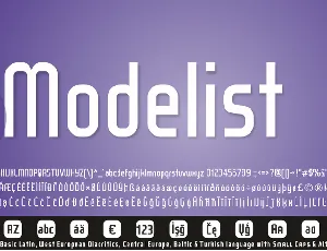 WOX~Modelist font