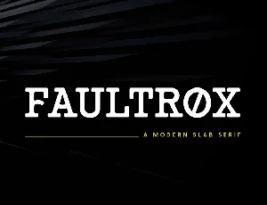 Faultrox font