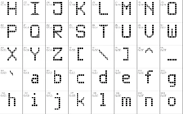 Rounded LED Board-7 font