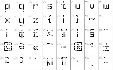 Rounded LED Board-7 font