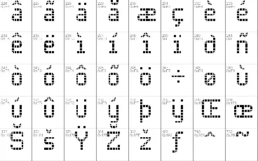 Rounded LED Board-7 font