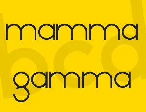 Mamma Gamma font