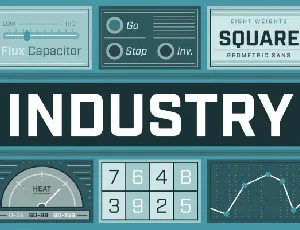 Industry Family font