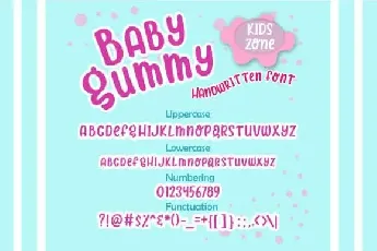 Baby Gummy Display font