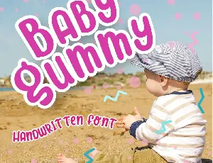 Baby Gummy Display font