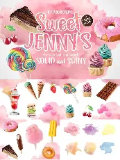 Sweet Jenny’s Display font