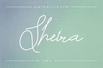 Sheira Signature font