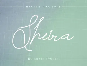 Sheira Signature font