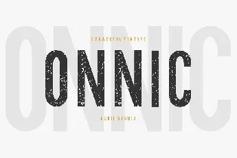 ONNIC Display font