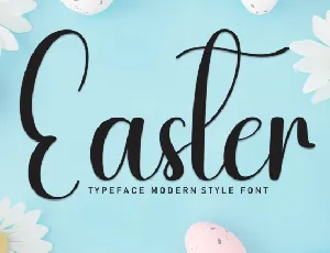 Easter Script font