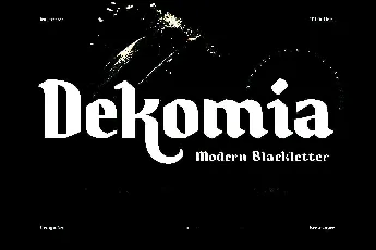 Dekomia font