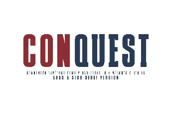 Conquest font