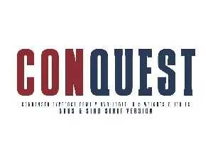 Conquest font