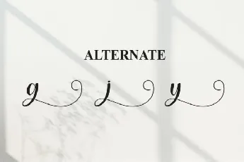 Angela Calligraphy font