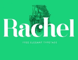 Rachel Typeface font