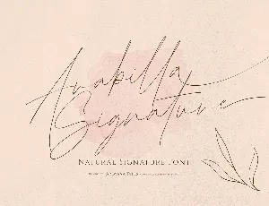 Arabilla Signature font