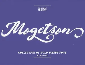 Mogetson font