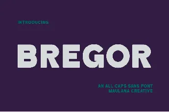 Bregor font