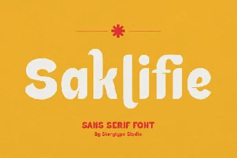 Saklifie font